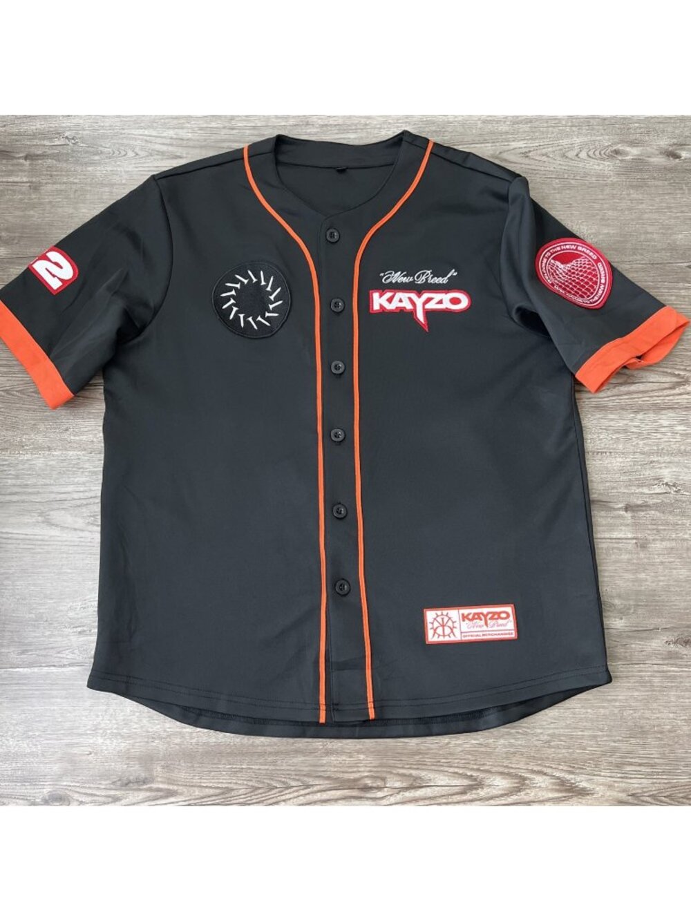 KAYZO Baseball Jersey M Official Doghouse Merch EDM Rave EDC Festival Black #2
